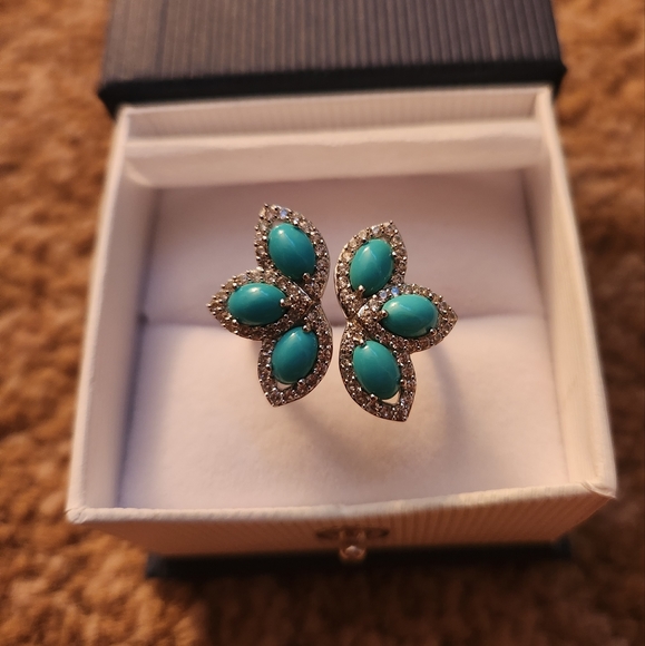 4.63 ct Sleeping beauty natural turquoise ring - Picture 3 of 6